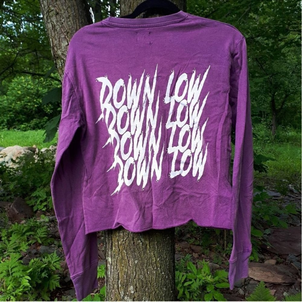 𝅺down LOW RASCAL TEES CROPPED SHIRT